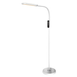 Напольный светильник Camelion KD-871F C01 15W(1200lm) 2-4-6K пульт ДУ белый h=150см