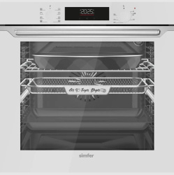 Встраиваемый Электрический духовой шкаф Simfer B6EC68025, цвет Белый