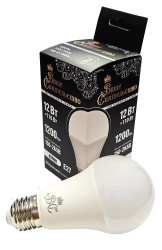 Лампа Ваше Сиятельство ЛОН A60 E27 12W(1200lm) 4000K, матовая, IC-драйвер