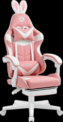 Игровое кресло Defender Irifi White/Pink