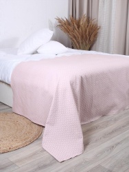 Покрывало Mona Liza Nature 200х220 жаккард вафельный пудровый АШ500515/30