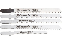 Набор полотен для электролобзика по дереву MATRIX Professional 5 шт.