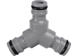 Тройник Palisad LUXE для разветвления или соединения, штуцерный