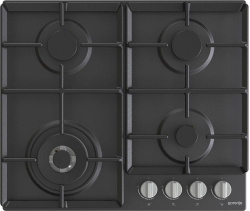 Встраиваемая варочная панель Газовая Gorenje GW641EXB, 60 см, цвет Чёрный
