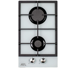 Встраиваемая варочная панель Газовая ATL 4 TB 30 WH MSGD, 30 см, цвет Белый