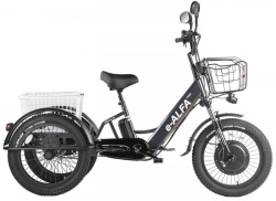 Трицикл Green City e-ALFA Trike Черный (023322-2515)