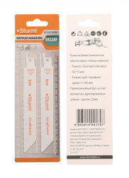 Полотно для сабельной пилы Sturm 9019-03-S922AF металл 2шт 