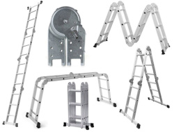 Лестница DOGRULAR УФУК Алюминиевая 4*4 трансформер 511444