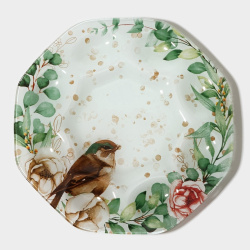 Блюдо для подачи яиц Доляна Птичка 22 см/8 яиц 9849395