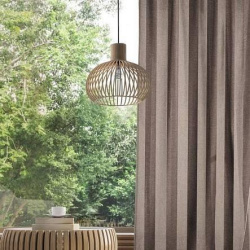 Комплект штор Волшебная ночь Зебра-капучино 165*270 см рогожка 770357