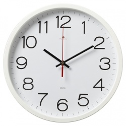 Часы настенные Рубин Классика d-30см белый 3027-121W