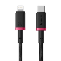 USB кабель Baseus Dura Series Fast Charging Cable Type-C - iP 20Вт 2м Red+Black