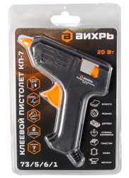 Пистолет клеевой Вихрь КП-7