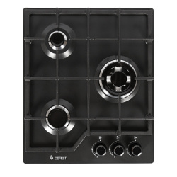 Встраиваемая варочная панель Газовая Gefest ПВГ 1100 К2, 45 см, цвет Чёрный