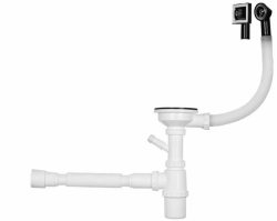 Сифон для мойки Wisent WGER013 одинарный 