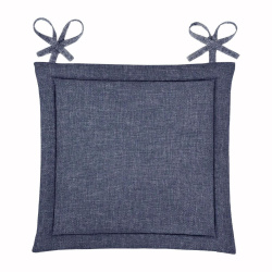 Подушка для стула Волшебная Ночь 40/40 Индиго Рогожка 764719