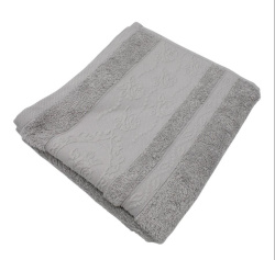 Полотенце ТМ Gala 70/130 Бордюр Этель Махра Жемчужно-серый 739965