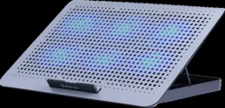 Теплоотводящая подставка Defender NS-520 15.6" Blue Led (USB) Grey
