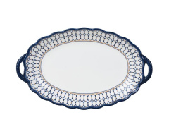 Блюдо Rashel 31 см овальное c ручками R-31104 