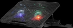 Теплоотводящая подставка Defender NS-510 15.6" Multicolor (USB) Black
