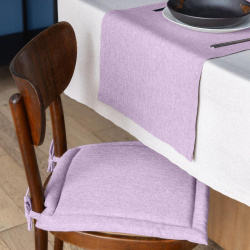 Подушка для стула Волшебная Ночь 40/40 Сирень Рогожка 789163