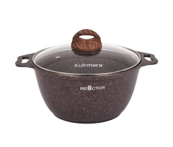 Кастрюля Kukmara Granit Ultra Induction red 3 л кгаи32а