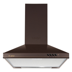 Вытяжка купольная, настенная, Gefest ВО 11 К47 50, цвет Коричневый, ширина 50см.