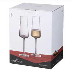Набор бокалов для шампанского Crystalex Alex 6 пр. 210 мл CR210104AL