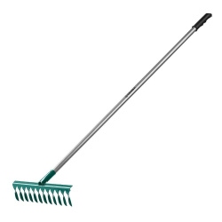 Грабли витые GRINDA PR-12T ALU алюминиевый черенок