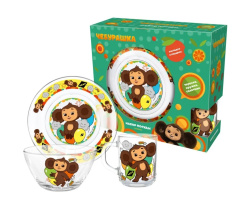 Набор посуды детский Чебурашка Лето 316930