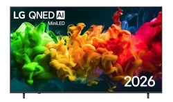  85" (215,9см) Телевизор LG 85QNED80B6A, SMART- Да, UHD 4K 3840x2160, Цвет Чёрный