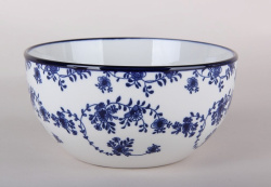 Салатник Коралл Голубой ситец 450 мл/14 см WQ2403-55DB 120472