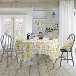 Скатерть Самойловский Текстиль 144/200 Лимонная эстетика 926789