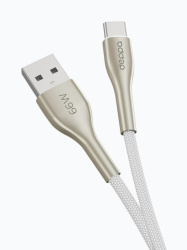 USB кабель Deppa Apollo USB Type-C - USB-А 66Вт (1м) 72605 White