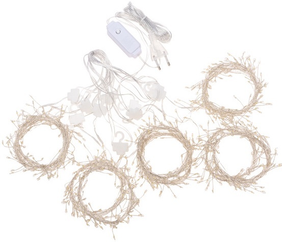 Гирлянда Neon Night Светодиодный фейерверк 3*3 м теплый белый 315-866