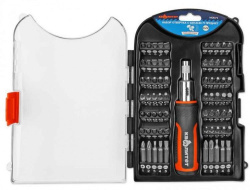 Набор отвертка с битами Квалитет 71 предмет