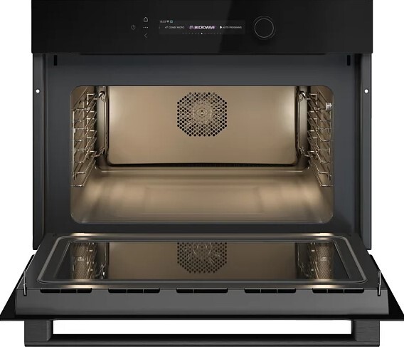 Встраиваемая микроволновая печь ASKO OM54BGH, цвет Чёрное стекло, 50 л.