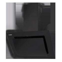 Вытяжка наклонная, настенная, Exiteq EX-1226, цвет Чёрное стекло, ширина 60см.