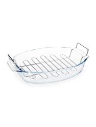 Блюдо для запекания и выпечки Pyrex Irresistible с решеткой 39х27 см 412U000/2019