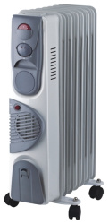 Обогреватель маслянный Oasis BB-15T, Цвет Серый