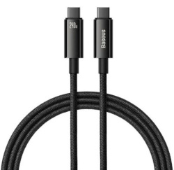 USB кабель Baseus Silky Fast Charging Data Cable Type-A - Type-C 3A 1м Cluster Black