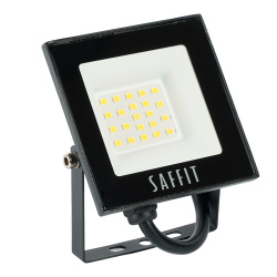 Прожектор Saffit SFL90-20 (20W(1800lm) 2835SMD 6400K 6K 95х32х110 черный IP65)