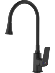 Смеситель AV Engineering AVWIN4-BL165-141 Black