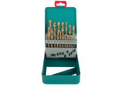 Набор сверл по металлу Sturm 1055-03-SS3 титан. покр. 1-10мм 19шт