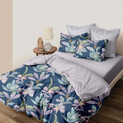 КПБ 2 сп Fine Line Флер-де-лис 70/70 с простынью на рез. Перкаль 990851