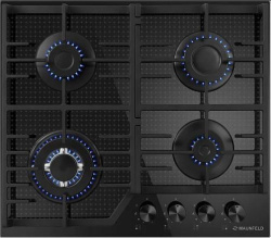 Встраиваемая варочная панель Газовая Maunfeld EGHG.64.73CB2/G, 59 см, цвет Чёрный