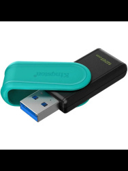 USB накопитель 128Gb USB3.2 Kingston DataTraveler Exodia S Черный+Бирюзовый