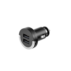Авто З/У Deppa Ultra 2xUSB, 2.1A Black