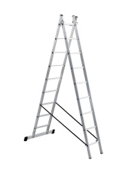 Лестница DOGRULAR УФУК ПРО Алюминиевая 2*9 секционная 411209