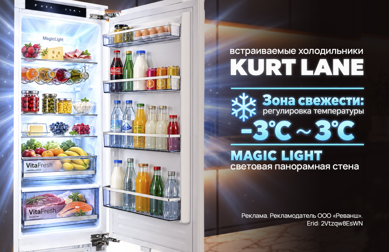 Встраиваемые холодильники KURT LANE